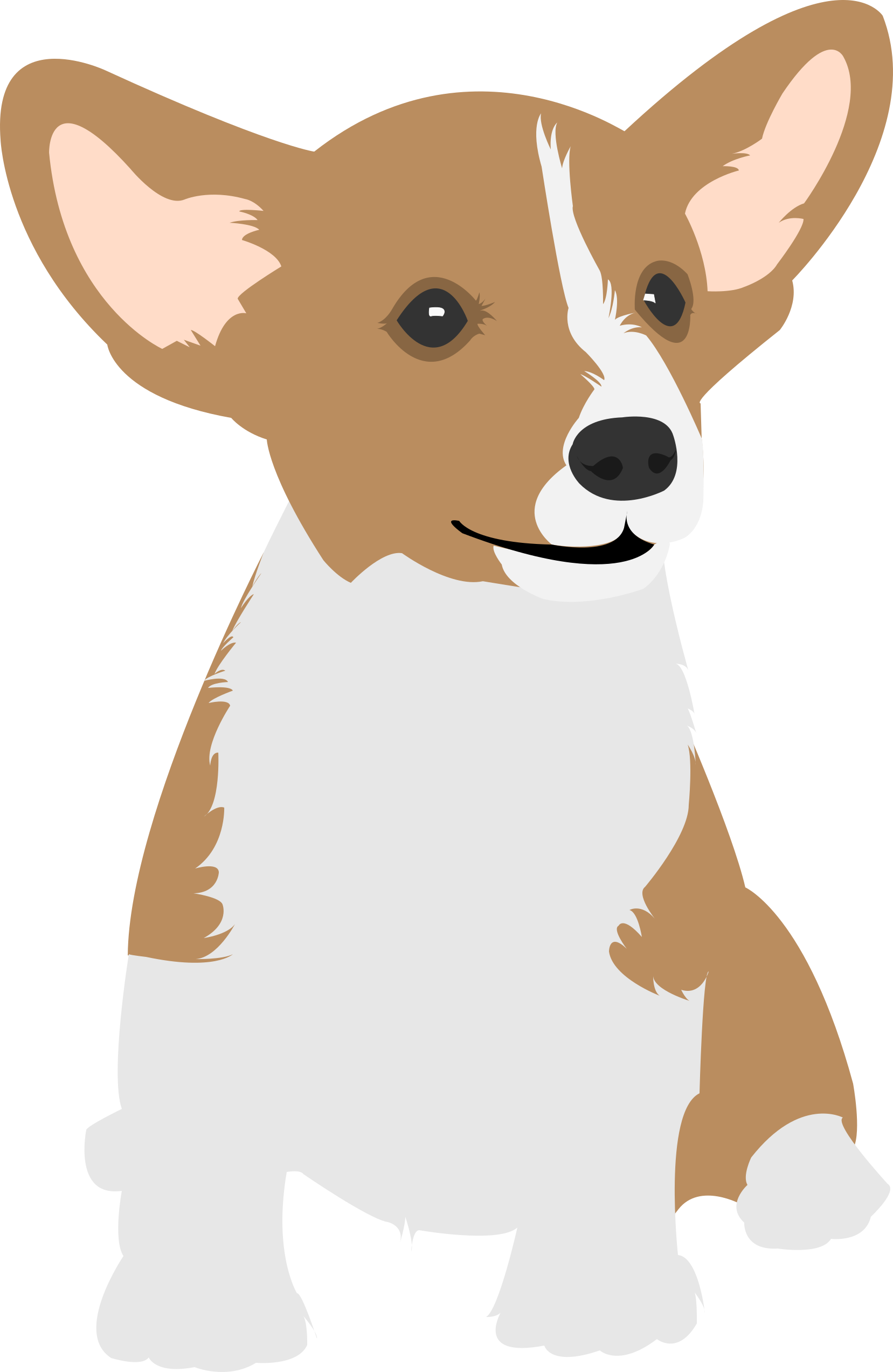 Dog vector image