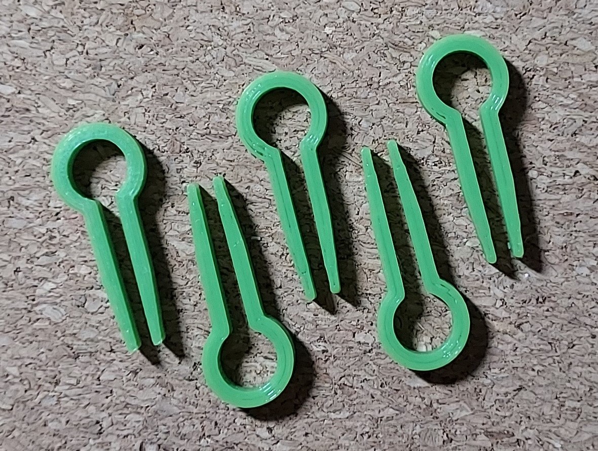 Printed Pegs